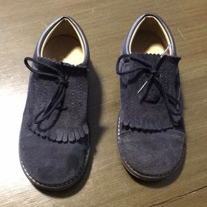 Suede navy blue  shoes size 28